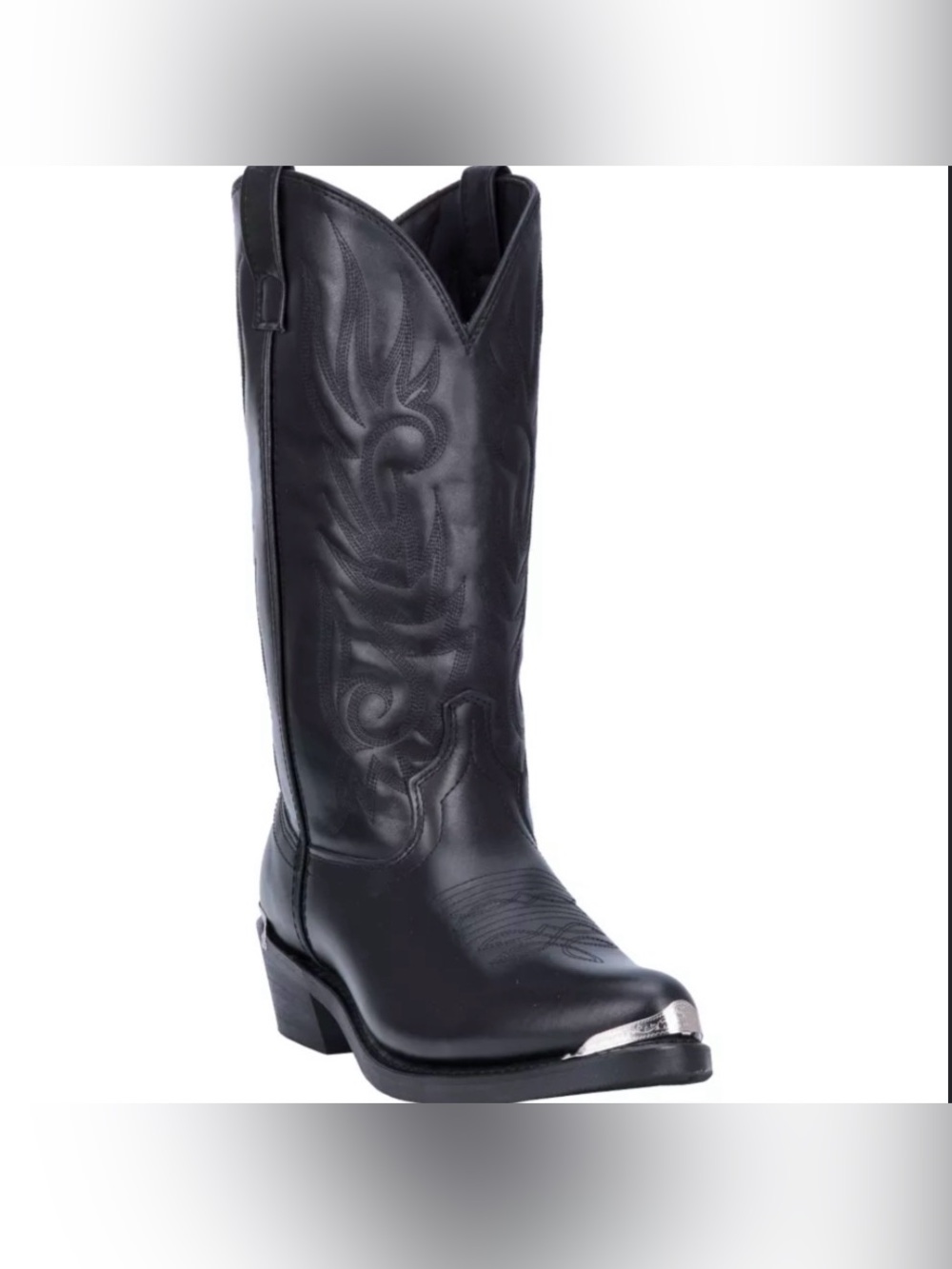 Laredo Mens Mccomb Round Toe Pull On Casual Boots Mid Calf - Black - Size 10 D